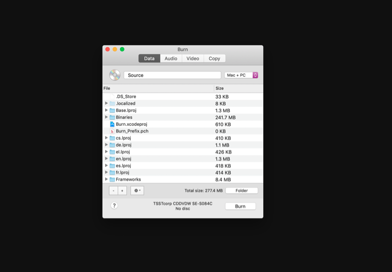 cd burn tool for mac