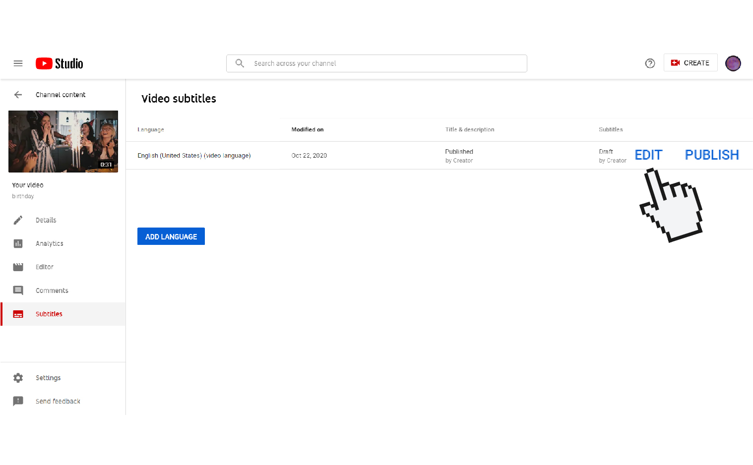 adding subtitles with movavi video suite 18